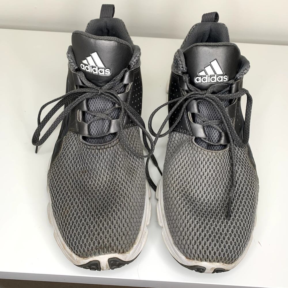 Men's Adidas CQ1058 Gameday Training Running Grey White Shoes Size 10